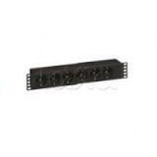 Блок на 6 розеток 2К+З Schuko для 19" шкафов Legrand 046562