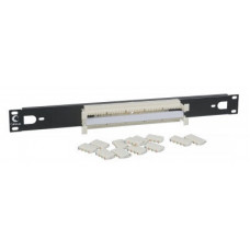Кросс-панель 110 типа 50 парная, 19" 1U с модулями Cabeus CP-50P-110TYPE