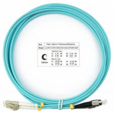 Шнур оптичесикй duplex LC-FC 50/125 MM OM3 3 м LSZH Cabeus FOP-50-LC-FC-3M