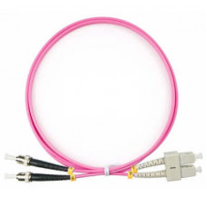 Шнур оптический duplex SC-ST 50/125 mm OM4 15м LSZH Cabeus FOP-50-OM4-SC-ST-15m