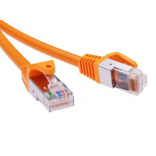 Патч-корд экранированный CAT6A F/UTP 4х2, LSZH, оранжевый, 2м DKC RN6AFU4520OR