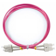 Шнур оптический duplex SC-SC 50/125 mm OM4 1,5м LSZH Cabeus FOP-50-OM4-SC-SC-1,5m
