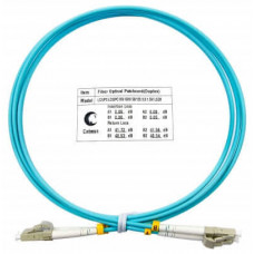 Шнур оптический duplex LC-LC 50/125 mm OM3 15м LSZH Cabeus FOP-50-LC-LC-15m