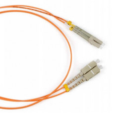 Шнур оптический LC-SC, duplex, 50/125, LSZH, 1 м LANMASTER LAN-2LC-2SC/M5-1.0