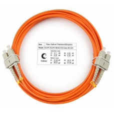 Шнур оптический duplex SC-SC 62,5/125 mm 5м LSZH Cabeus FOP-62-SC-SC-5m
