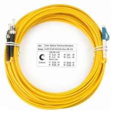 Шнур оптический duplex LC-ST 9/125 sm 10м LSZH Cabeus FOP(d)-9-LC-ST-10m