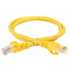 Патч-корд каегории 5Е, UTP, 2м, желтый ITK PC05-C5EU-2M