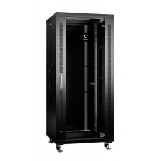 Шкаф напольный 19" 27U Cabeus SH-05C-27U60/60-BK
