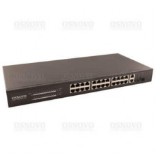 Коммутатор PoE 26-портовый OSNOVO SW-62422/B(330W)
