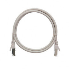 Шнур коммутационный 2хRJ45/8P8C S/FTP кат.6 (NMC-PC4SE55B-100-GY) NIKOMAX (10 м)