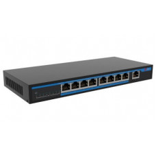 Коммутатор неуправляемый 9 портовый QTECH QSW-1500-9G-POE-D