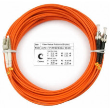 Шнур оптический duplex LC-ST 62,5/125 mm 25м LSZH Cabeus FOP-62-LC-ST-25m