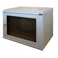 Шкаф настенный разборный 19" Basis 9U 600*450 дверь стекло МиК ШТН-РВ-945-С