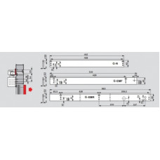 Пластина монтажная для G-EMF 120/140? (полир. латунь) Dormakaba