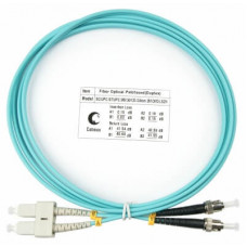 Шнур оптический duplex SC-ST 50/125 mm OM3 1,5м LSZH Cabeus FOP-50-SC-ST-1,5m