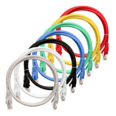 Шнур коммутационный 2хRJ45/8P8C U/UTP кат.5е (NMC-PC4UD55B-030-RD) NIKOMAX (3 м)