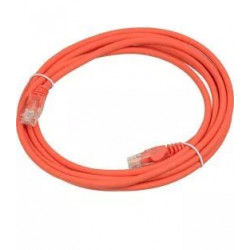 Патч-корд RJ45 - RJ45, 4 пары, UTP, категория 6, 1.5 м, оранжевый, LSZH LANMASTER LAN-PC45/U6-1.5-OR