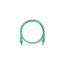 Шнур коммутационный 2хRJ45/8P8C, U/UTP, 4 пары, Кат.5е, LSZH, зеленый (0,5м) NIKOMAX NMC-PC4UD55B-005-C-GN