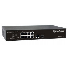 Коммутатор PoE 8-портовый EverFocus ES0812-31