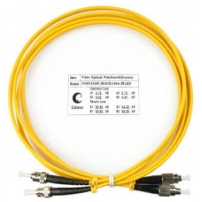 Шнур оптический duplex FC-ST 9/125 sm 2м LSZH Cabeus FOP(d)-9-FC-ST-2m