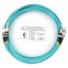 Шнур оптический duplex FC-FC 50/125 mm OM3 5м LSZH Cabeus FOP-50-FC-FC-5m