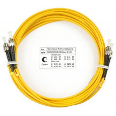 Шнур оптический duplex ST-ST 9/125 sm 7м LSZH Cabeus FOP(d)-9-ST-ST-7m