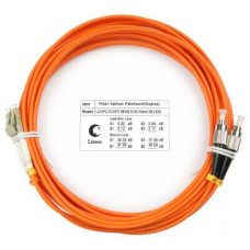 Шнур оптический duplex LC-FC 62,5/125 mm 7м LSZH Cabeus FOP-62-LC-FC-7m