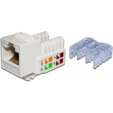 Вставка Keystone RJ-45, категория 5e, не экранированная,белая, 90 градусов TWT-OK45UTP/5E-WH