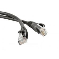 Патч-корд RJ45 - RJ45, 4 пары, UTP, категория 5е, 7 м, черный, LSZH LANMASTER LAN-PC45/U5E-7.0-BK