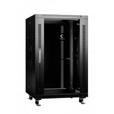 Шкаф напольный 19" 18U Cabeus SH-05C-18U60/100-BK