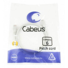 Шнур коммутационный 2xRJ-45/8P8C U/UTP кат.6 (1 м) Cabeus PC-UTP-RJ45-Cat.6-1m