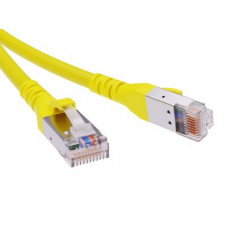 Патч-корд экранированный CAT6A SF/UTP 4х2, LSZH, желтый, 2м DKC RN6ASF4520YL