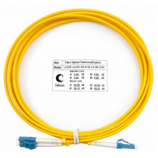 Шнур оптический duplex LC-LC 9/125 sm 3м LSZH Cabeus FOP(d)-9-LC-LC-3m