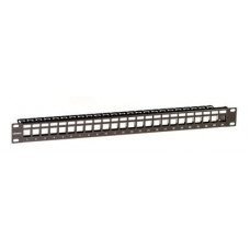 Патч-панель 19", 1U, Keystone 24 порта DKC RNKPP241BK