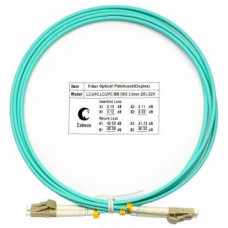 Шнур оптический duplex LC-LC 50/125 mm OM3 2м LSZH Cabeus FOP-50-LC-LC-2m