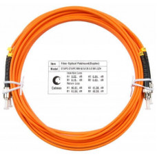 Шнур оптический duplex ST-ST 62,5/125 MM 5 м LSZH Cabeus FOP-62-ST-ST-5M