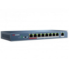 Коммутатор PoE 9-портовый Hikvision DS-3E0109P-E