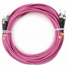 Шнур оптический duplex FC-ST 50/125 mm OM4 10м LSZH Cabeus FOP-50-OM4-FC-ST-10m