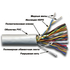 Кабель UTP, 50 пар, Кат. 3, серый 3UTP50 TWT (305 м)