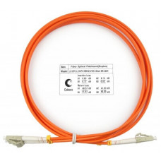 Шнур оптический duplex LC-LC 62,5/125 mm 2м LSZH Cabeus FOP-62-LC-LC-2m