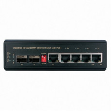 Коммутатор PoE 6-портовый OSNOVO SW-80412/IC(Booster)
