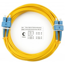 Шнур оптический duplex SC-SC 9/125 sm 20м LSZH Cabeus FOP(d)-9-SC-SC-20m