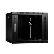 Шкаф настенный 19" 9U Cabeus SH-05F-9U60/35-BK