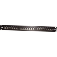 Патч-панель 19" 1U, 24 порта (IDC Krone), кат.5Е, с кабельным органайзером IEK PP24-1UC5EU-K05-1