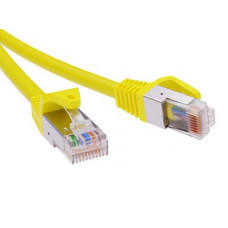 Патч-корд экранированный CAT5E F/UTP 4х2, LSZH, желтый, 5м DKC RN5EFU4550YL
