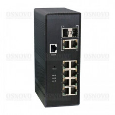 Коммутатор PoE управляемый 8-портовый OSNOVO SW-60822/ILC