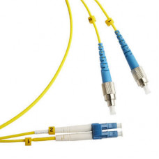 Шнур оптический LC-SC, duplex, 9/125, OS2, LSZH, 3 м LANMASTER LAN-2LC-2SC/OS2-3.0