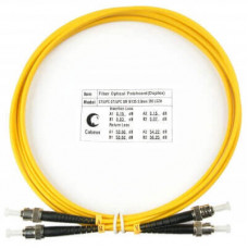 Шнур оптический duplex ST-ST 9/125 sm 2м LSZH Cabeus FOP(d)-9-ST-ST-2m