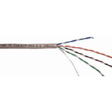 Кабель UTP, 2 пары, Кат. 5e, LSZH, белый 5EUTP2-LSZH TWT (305 м)