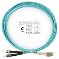 Шнур оптический duplex LC-ST 50/125 MM OM3 2 м LSZH Cabeus FOP-50-LC-ST-2M